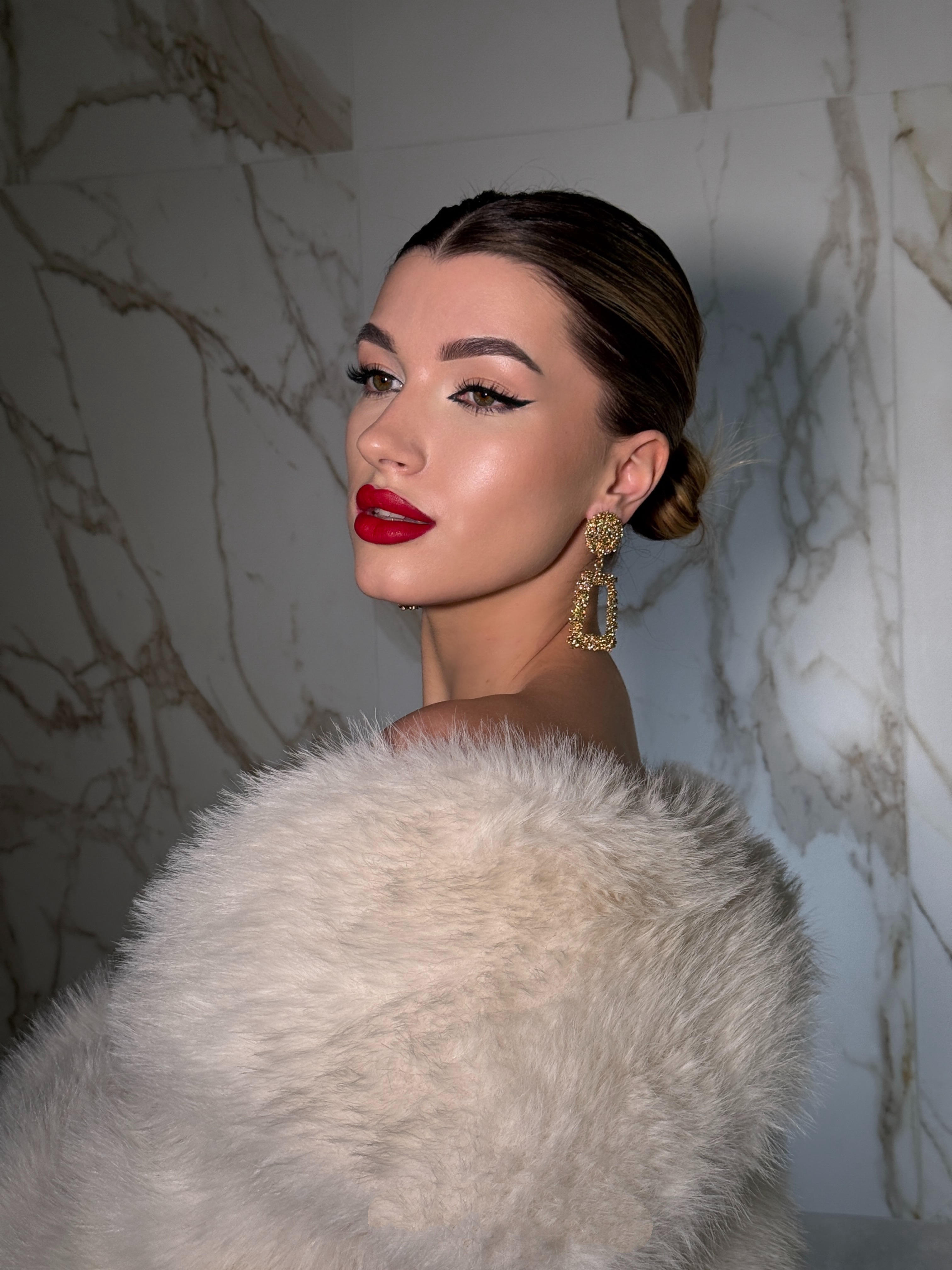 Elegant makeup portrait